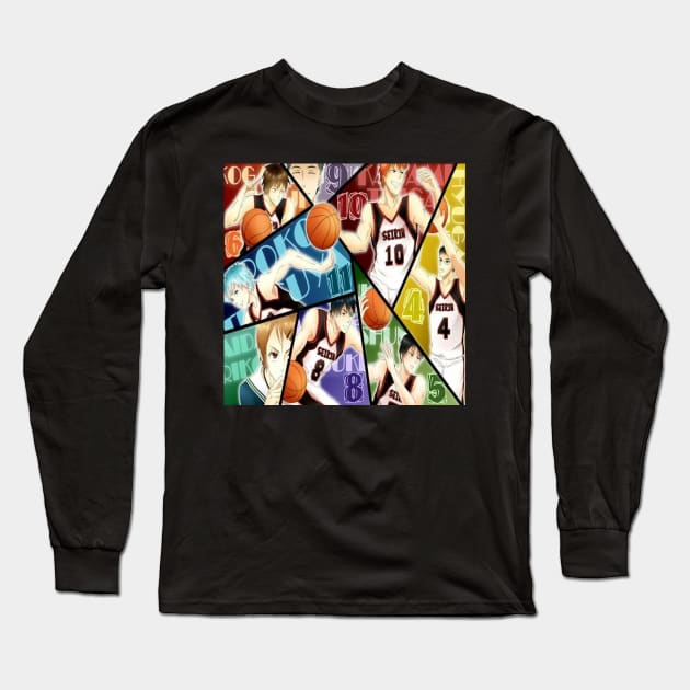 Kuroko's Basketball Long Sleeve T-Shirt by GodCruz777